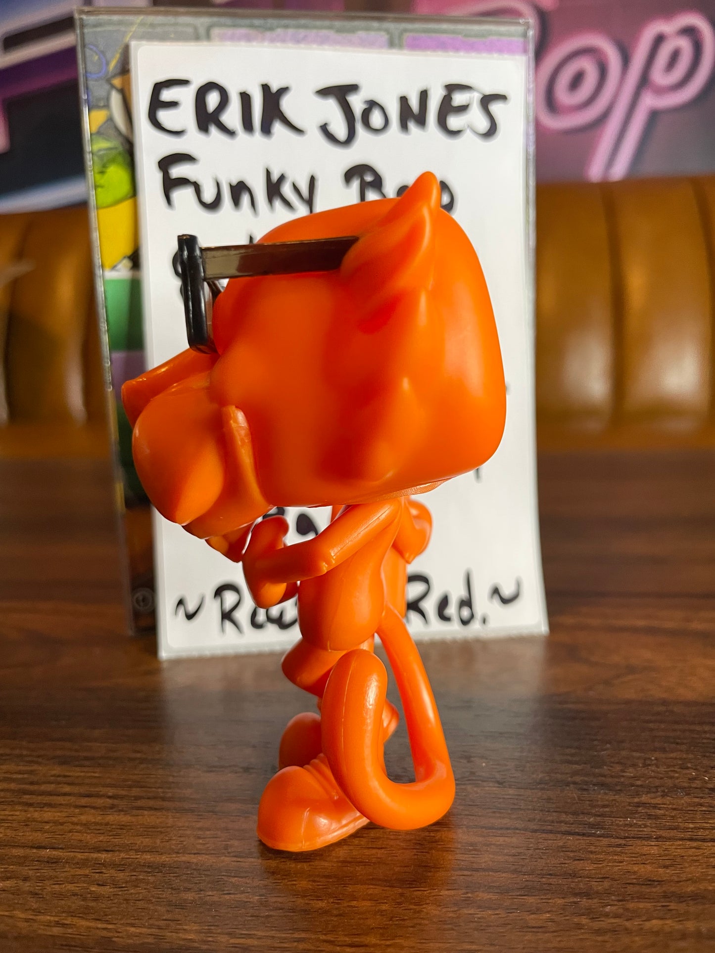 Chester Cheetah with bag prototype