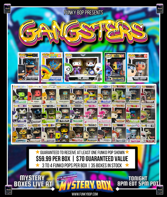 Funky Bop GANGSTERS Mystery Box - 8.9