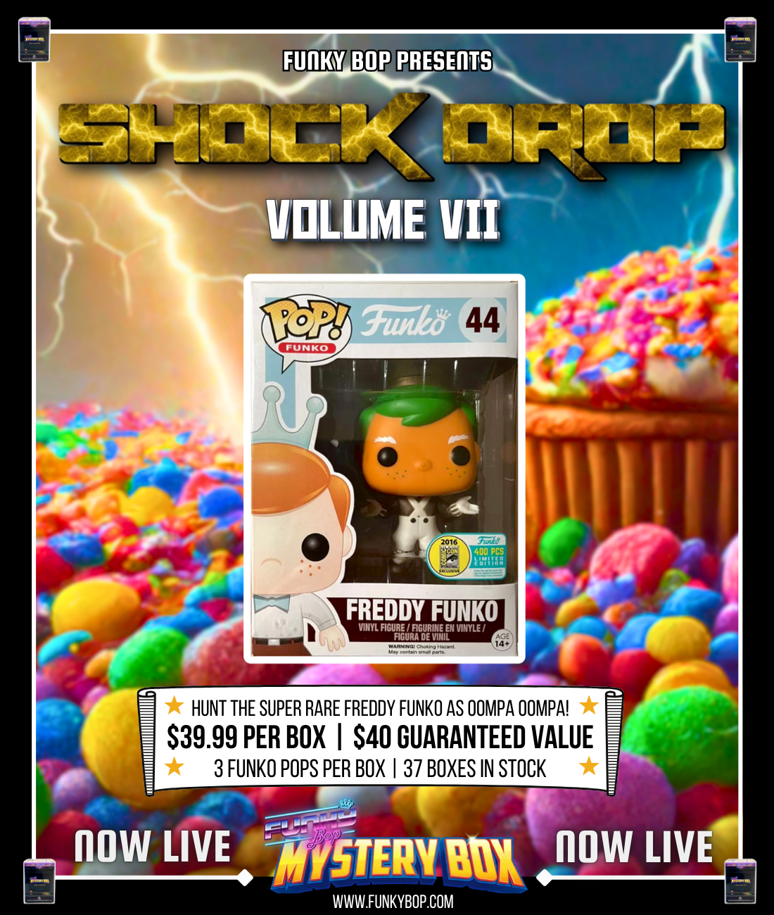 Funky Bop SHOCK DROP Mystery Box - Volume VII