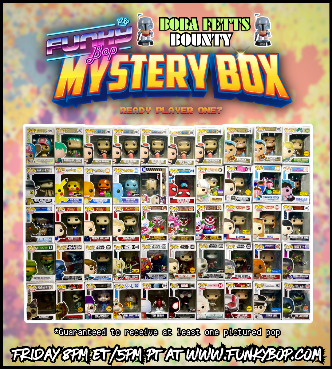 Funky Bop BOBA FETTS BOUNTY Mystery Box - 9.15