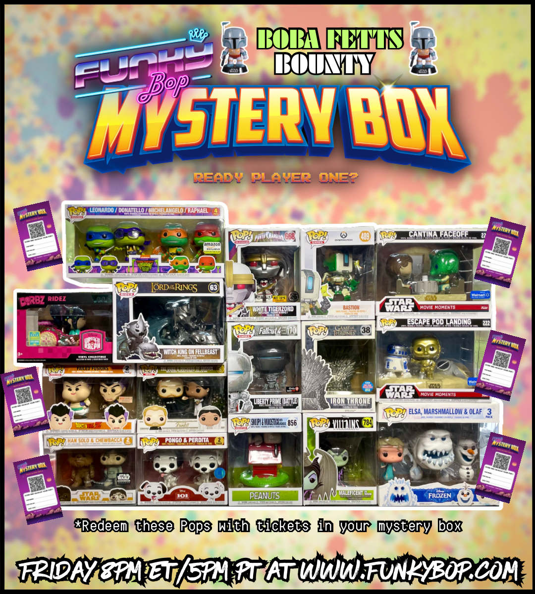 Funky Bop BOBA FETTS BOUNTY Mystery Box - 9.15