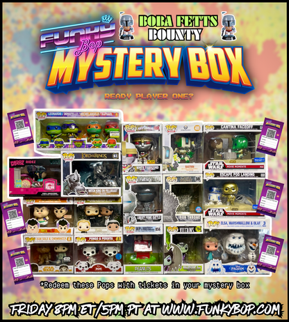 Funky Bop BOBA FETTS BOUNTY Mystery Box - 9.15