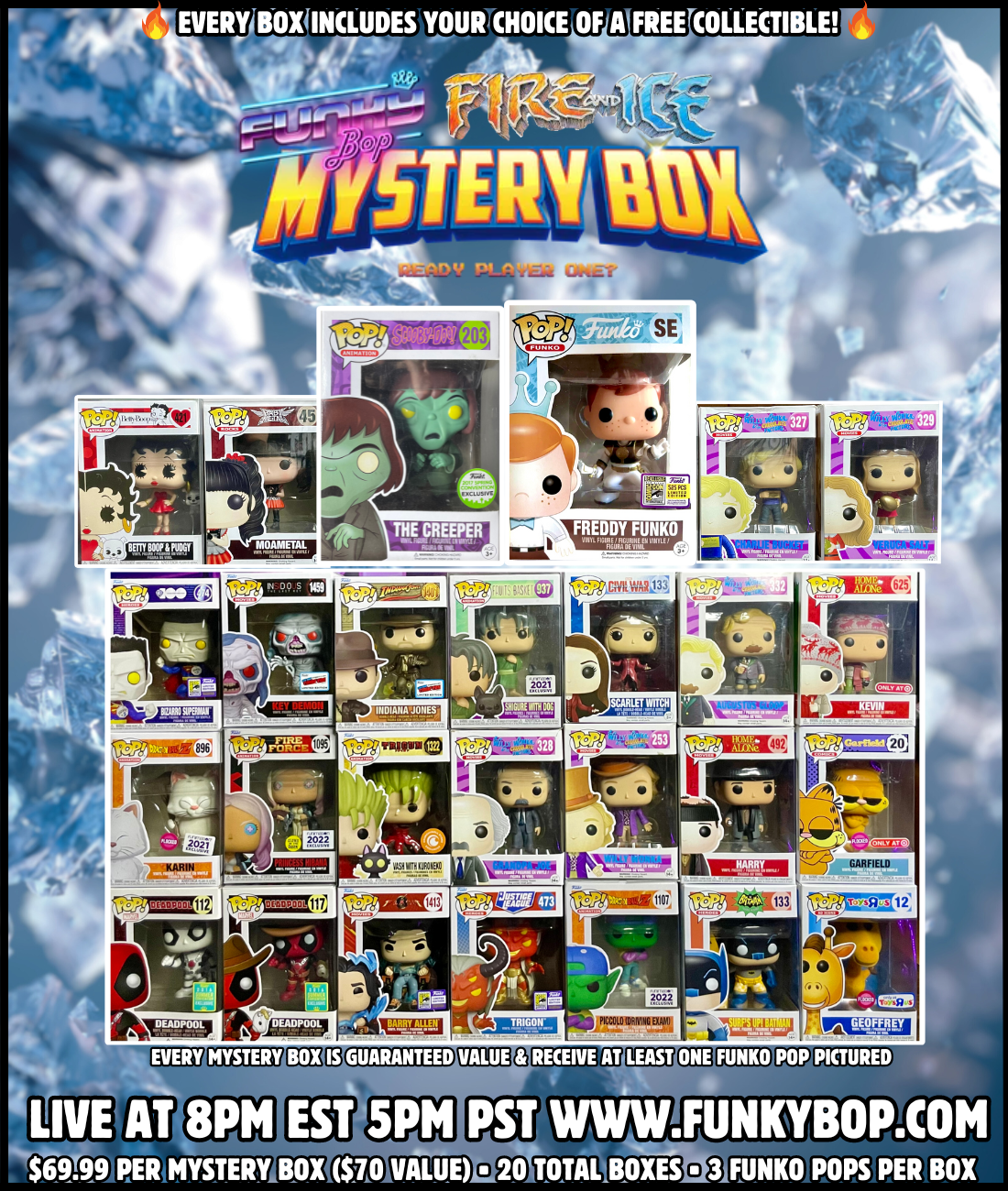 Funky Bop ICE Mystery Box - 6.28